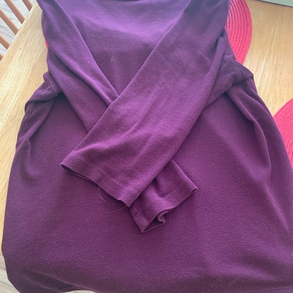 Cranberry/plum color  Talbots top. - Picture 5 of 6